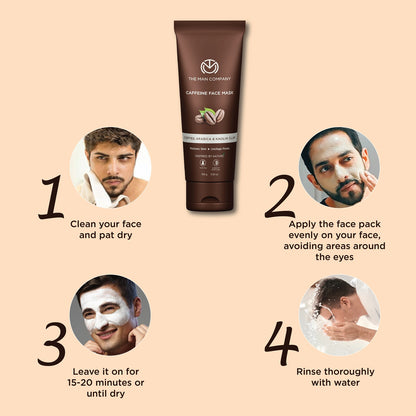 THE MAN COMPANY Caffeine Face Mask 100g