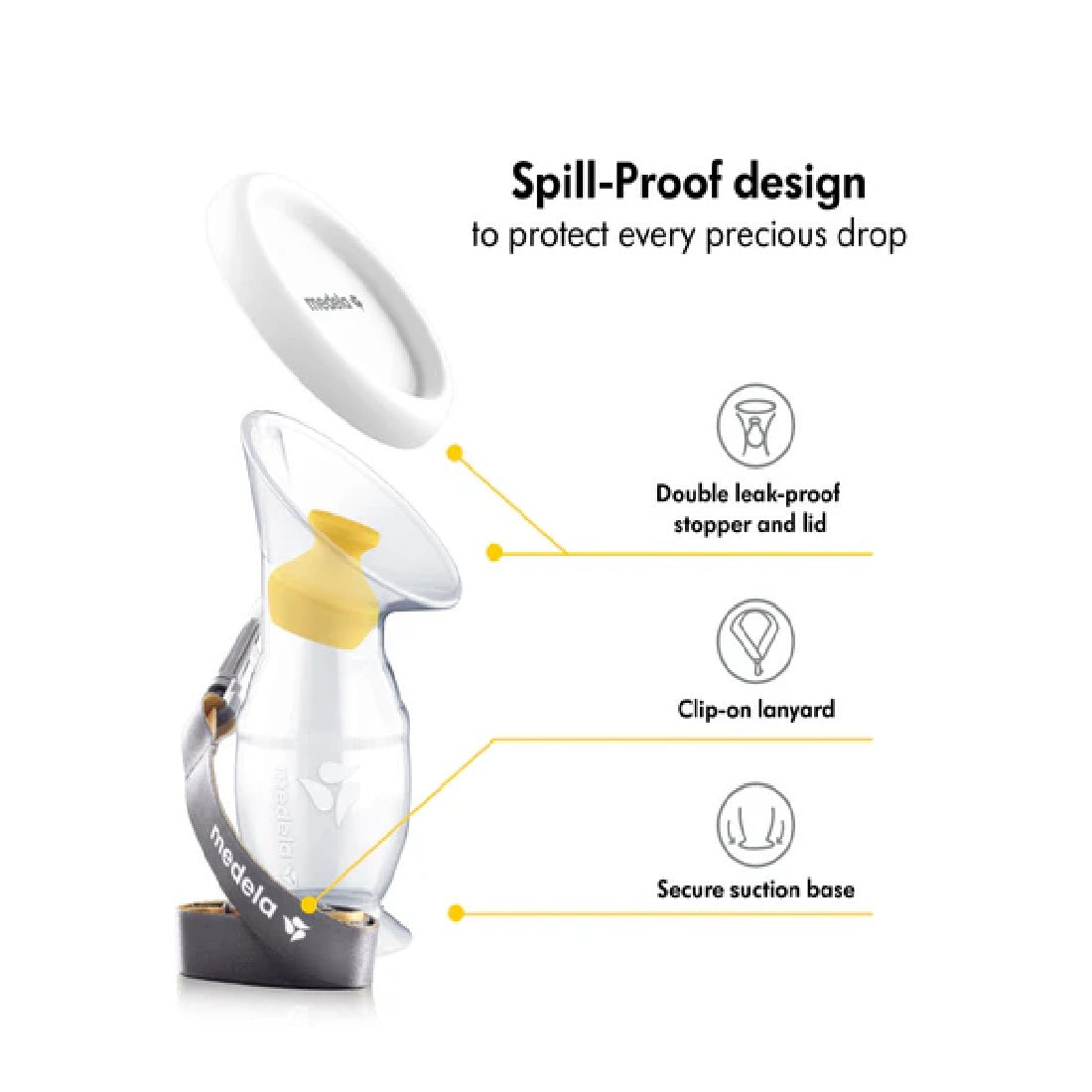 Medela Silicone  Breast Milk Collector