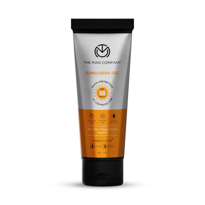 THE MAN COMPANY The Man Company Sunscreen Gel Spf50, Pa+++ 50ml