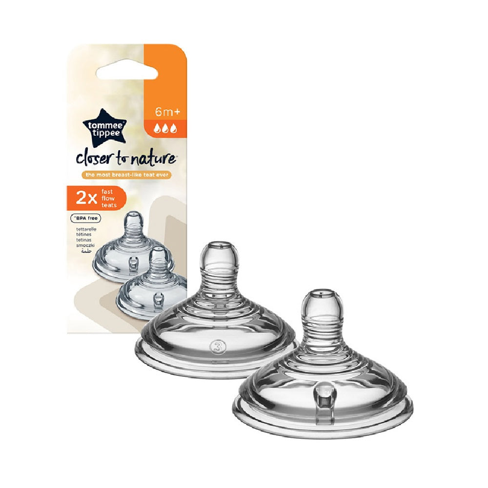 Tommee Tippee Closer to Nature  2X FAST FLOW TEAT