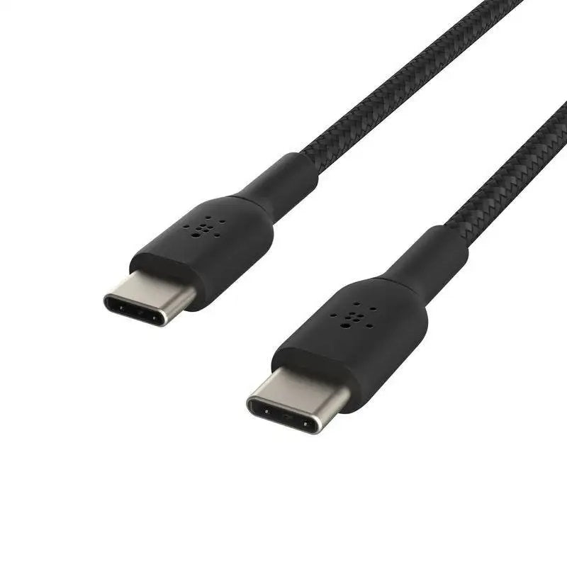 Belkin BOOST CHARGE Braided USB-C to USB-C Cable, Black