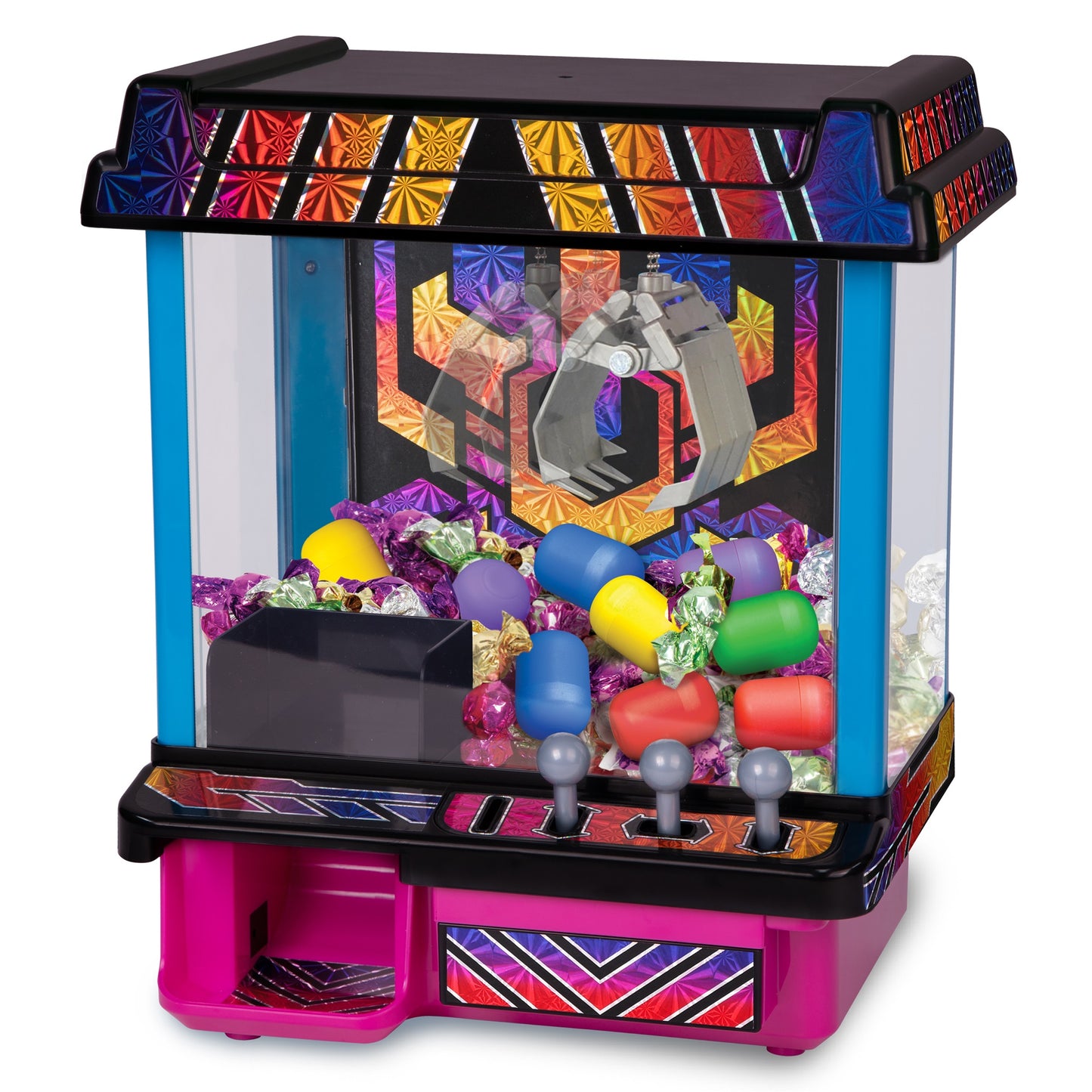 Ambassador - Electronic Arcade Claw Crane Game (Hyper Neon Black Series)