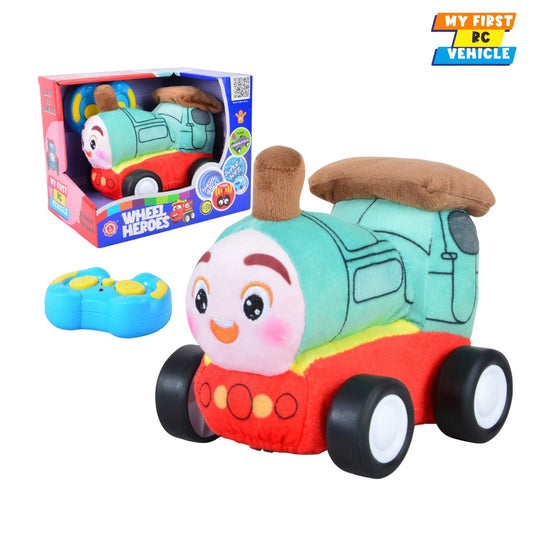 Qilun Toys Train Plush Car for Kids 2.4G R/C