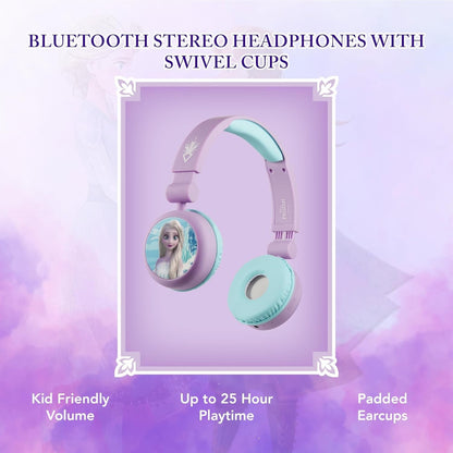 Disney Frozen Bluetooth Headphone with Swivel Cups (DY-9966-FR)