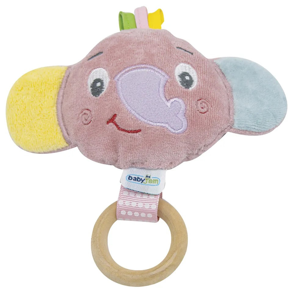 Babyjem - Small Elephant Toy - Rose