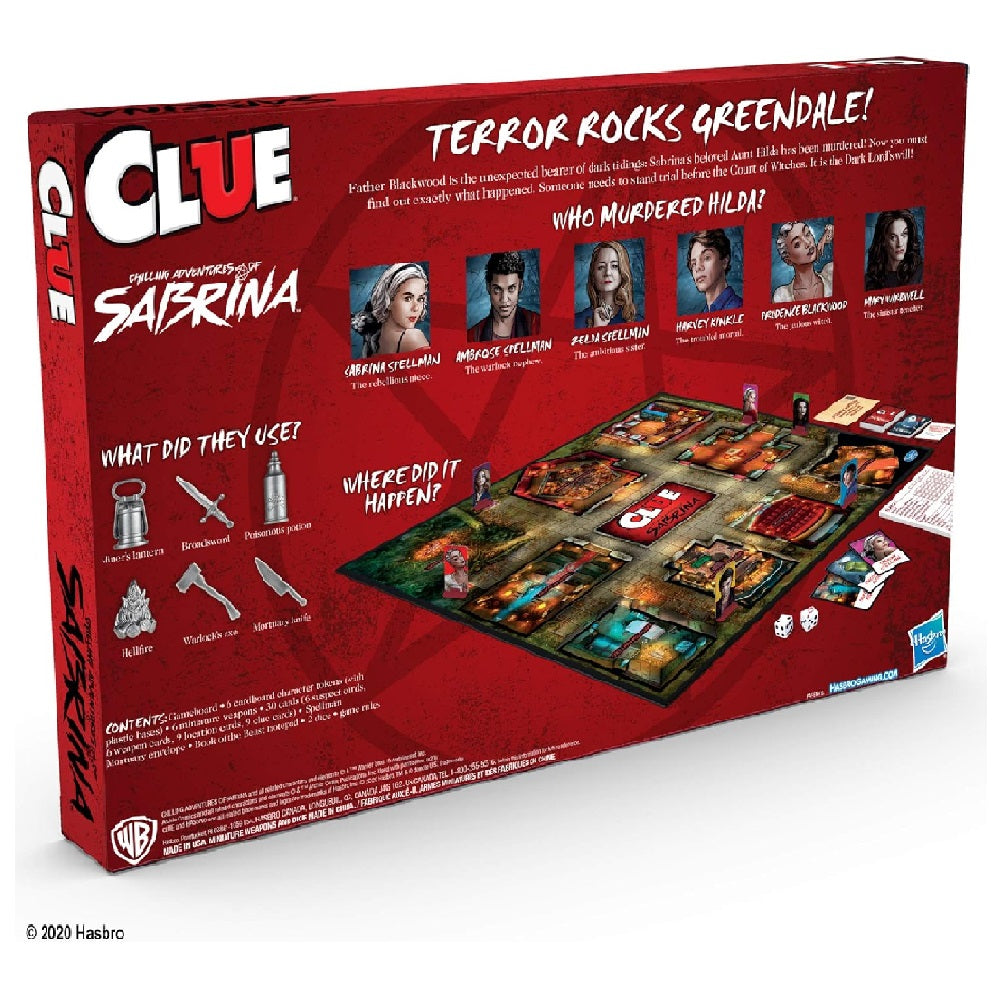 Hasbro Gaming Clue Chilling Adventures of Sabrina Edition