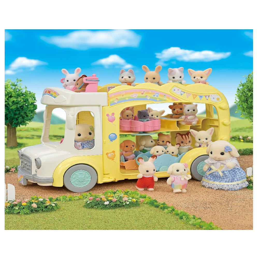 Sylvanian Families Rainbow Fun Nursery Bus