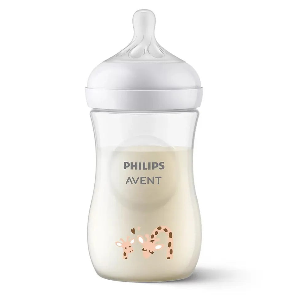 Philips Avent - Natural 3.0 Feeding Bottle - Giraffe - 260 ml