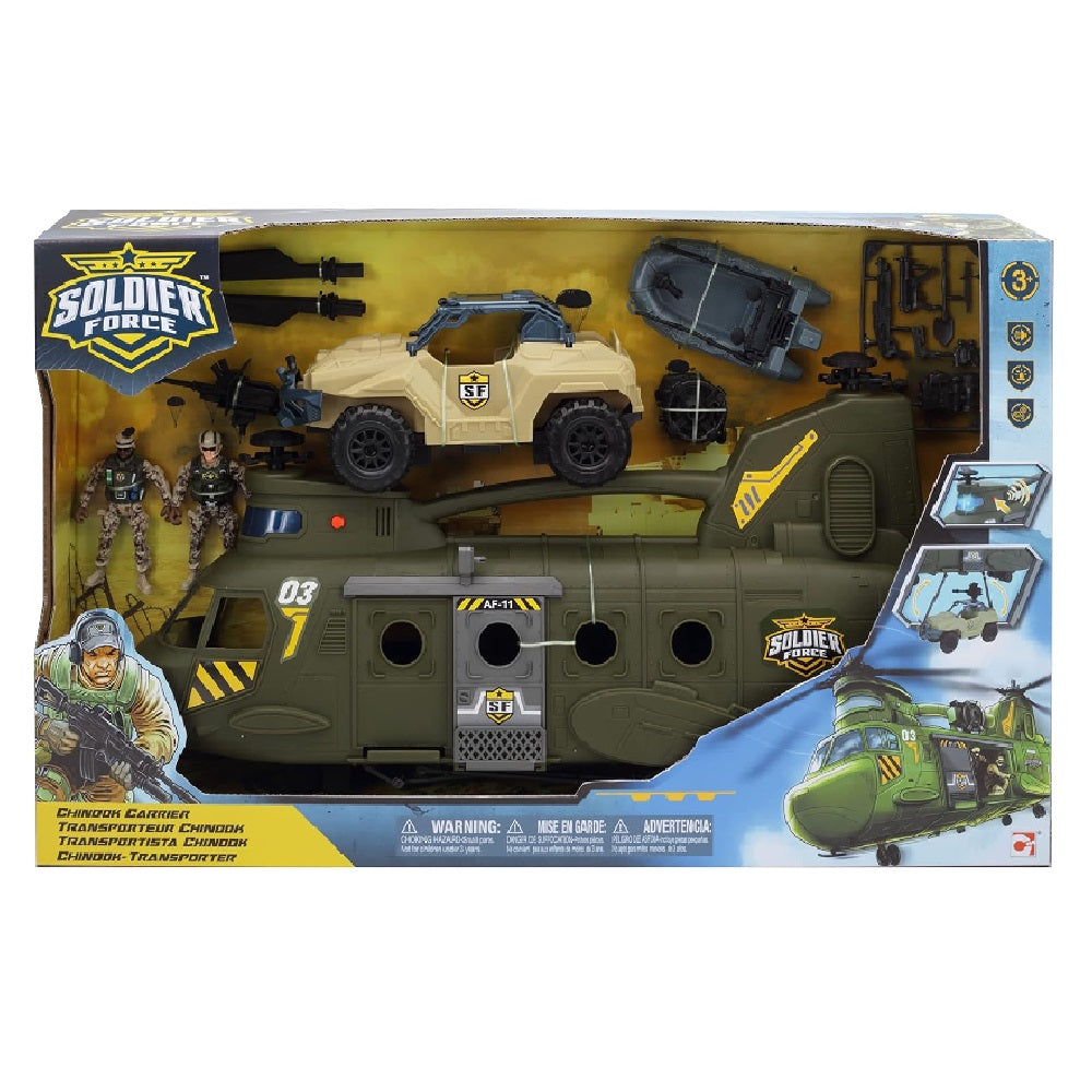 SOLDIER FORCE - CHINOOK CARRIER PLAYSET