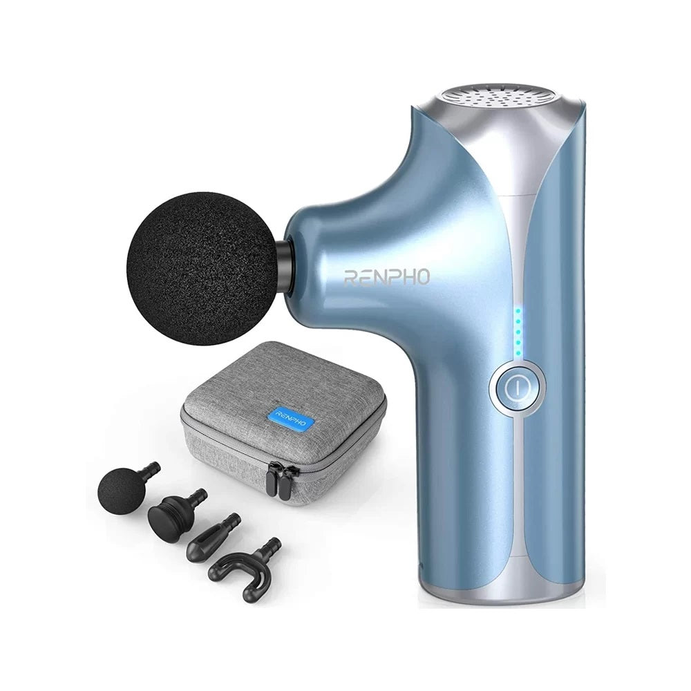 Renpho Handheld Mini Portable Massage Gun - Blue