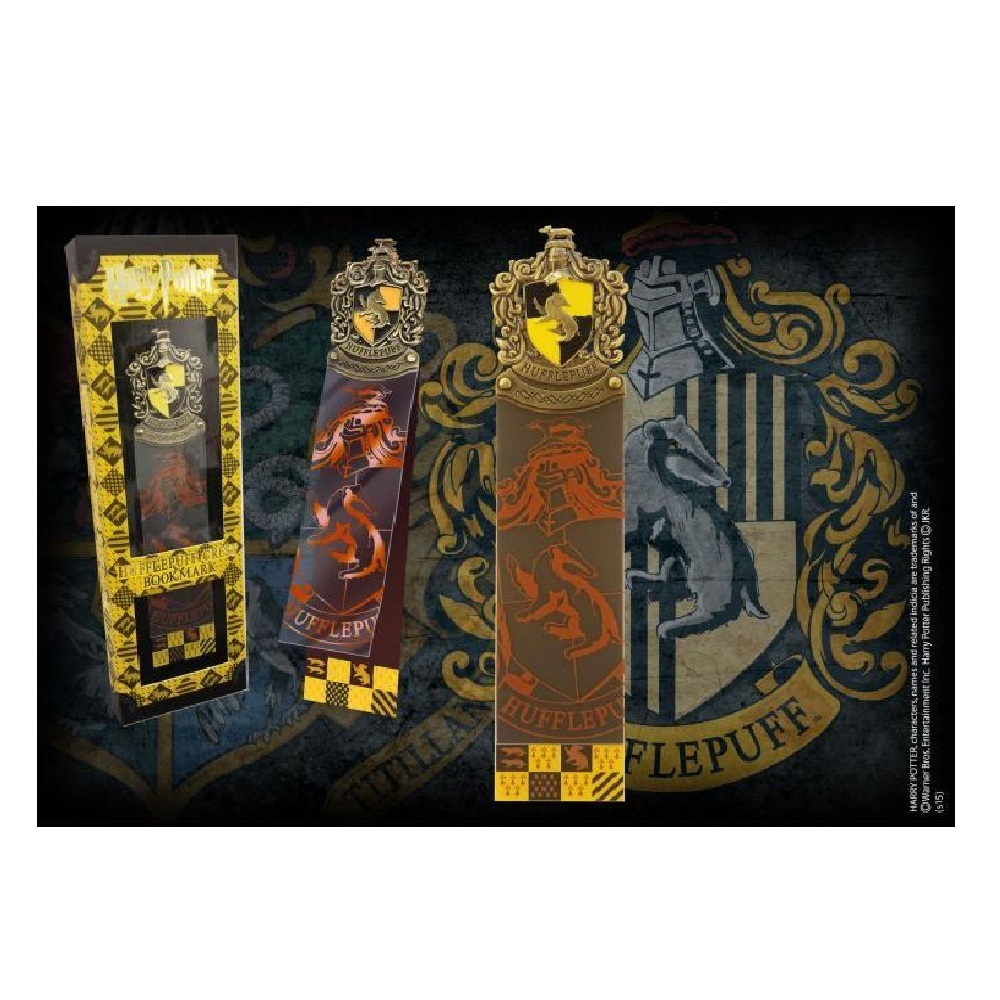 Noble Collection Harry Potter Huffelpuff Crest Bookmark