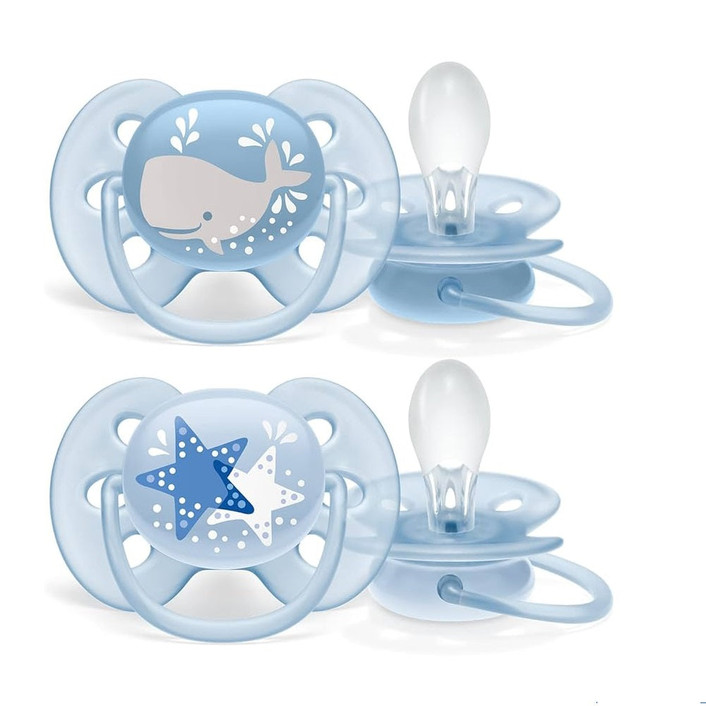 Philips Avent 2 - Pieces Soft Pacifier, 6-18 Months