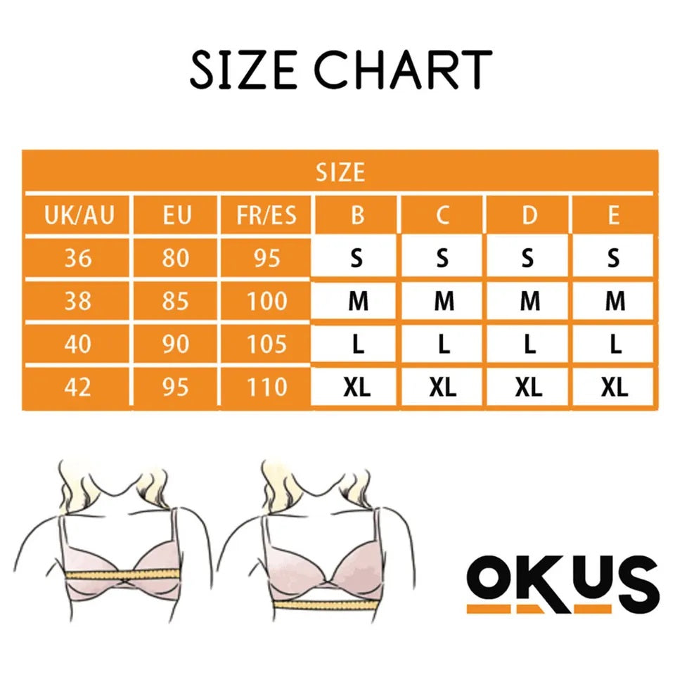 Okus - Elegant Seamless Maternity & Nursing Bra - Beige - Medium