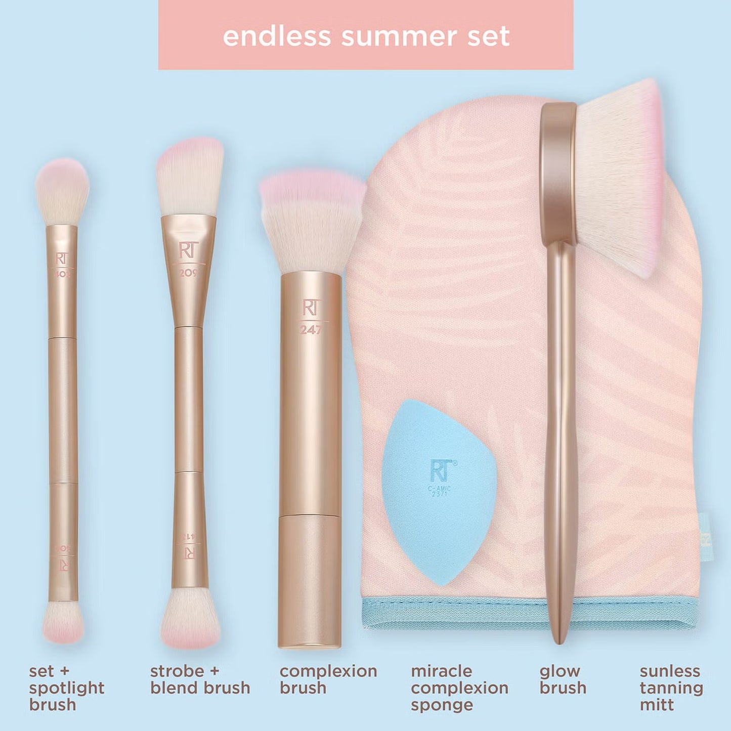 Real Techniques Endless Summer Glow Brush Kit