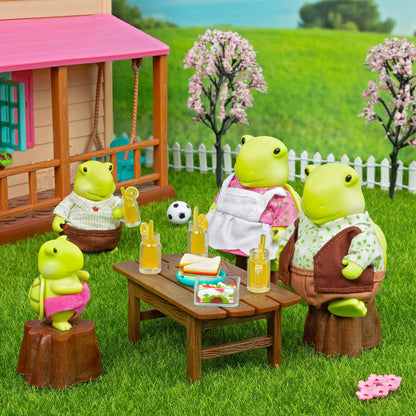 LiL Woodzeez Patio Set And Outdoor Fireplace