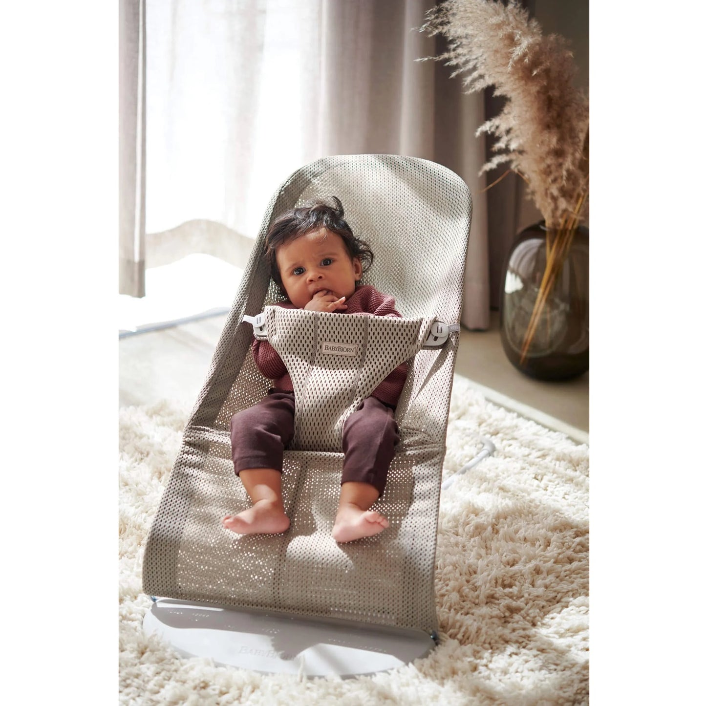 BabyBjorn Bouncer Bliss Mesh - Grey/Beige