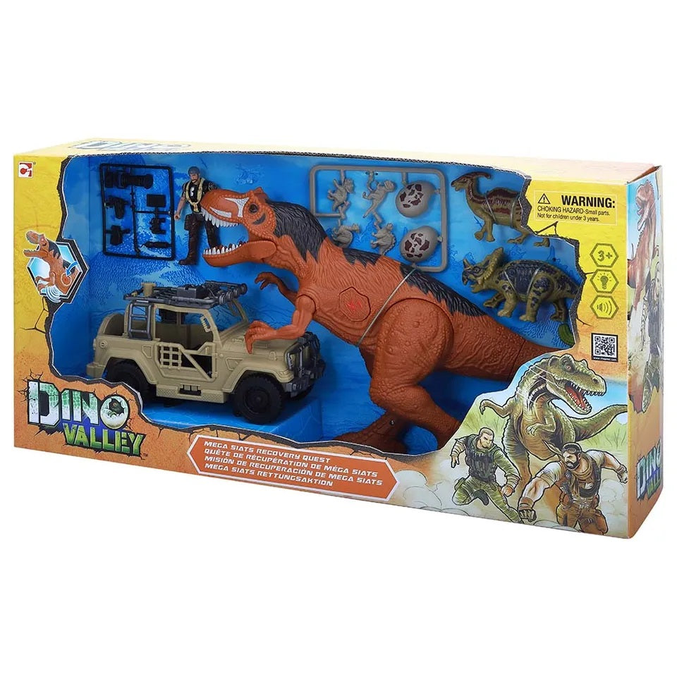 Dino Valley Mega Siats Recovery Quest Playset