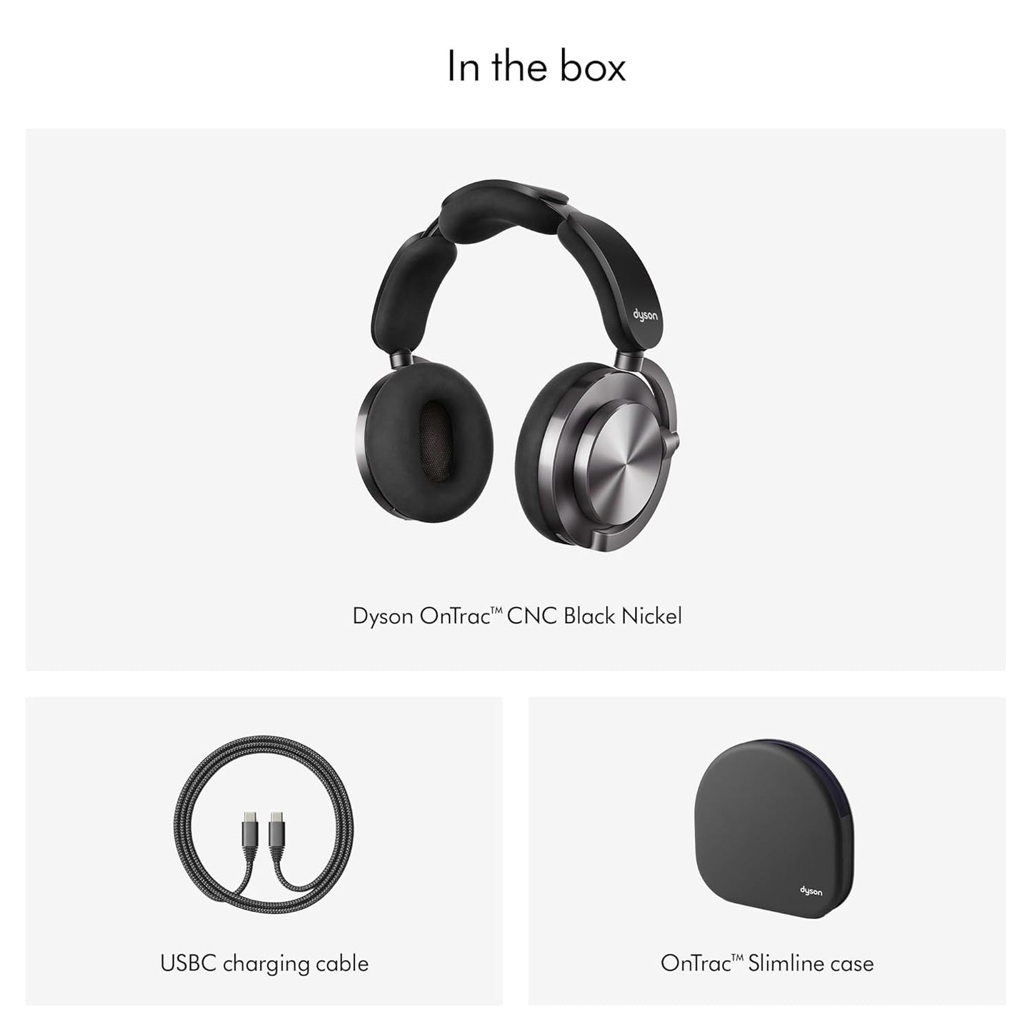 Dyson OnTrac™ Headphones - CNC Black Nickel