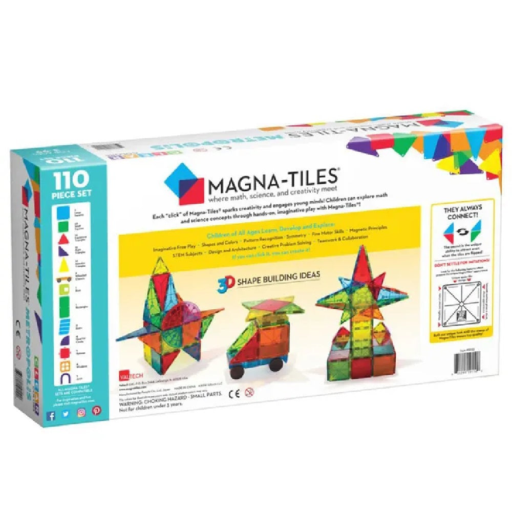 Magna-Tiles Metropolis 110Pc Set