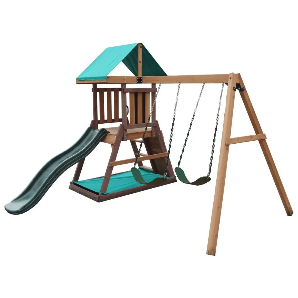 Mount Peak - Matterhorn Swing Set & Playhouse