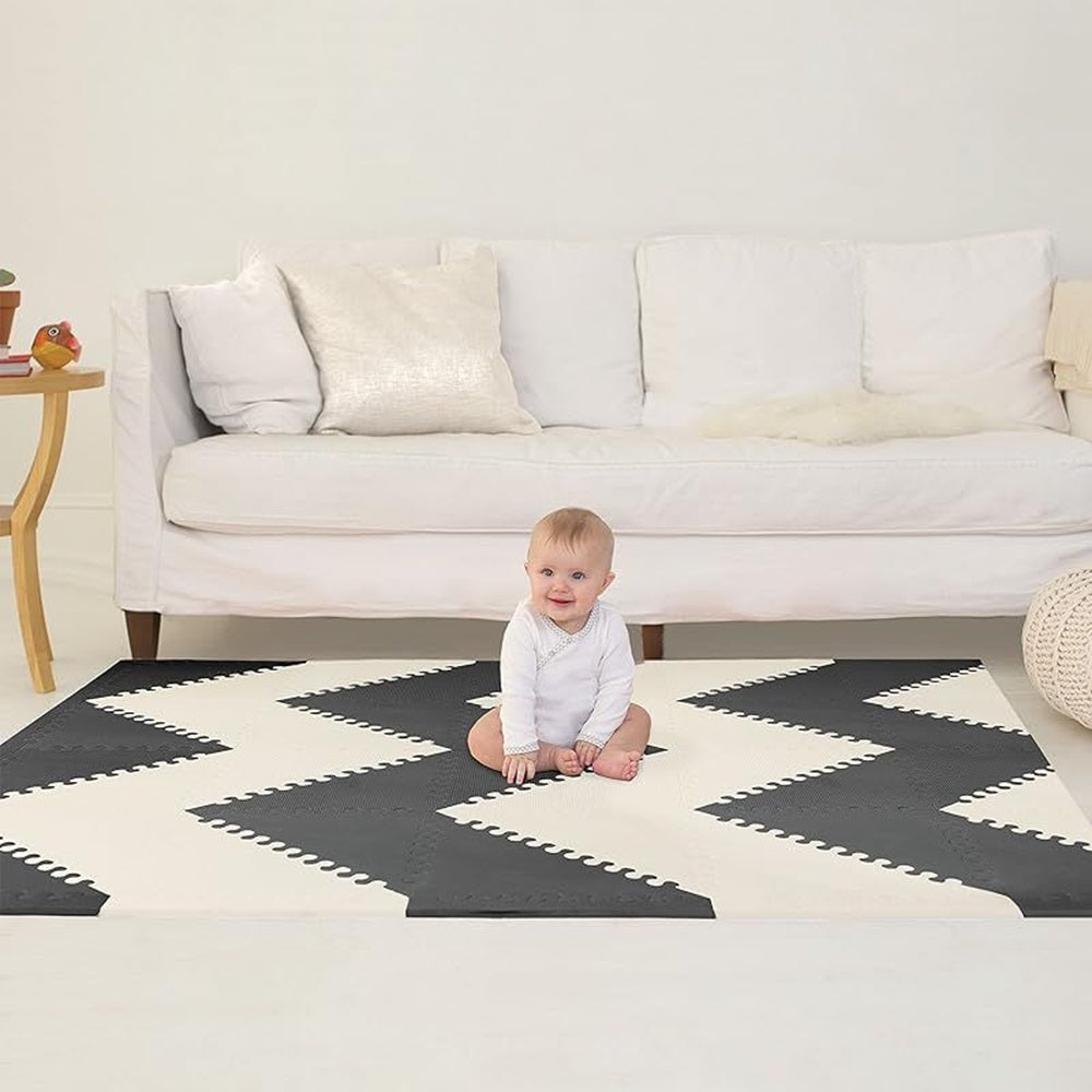 Skip Hop - Playspot Geo Floor Tiles - Black & Cream