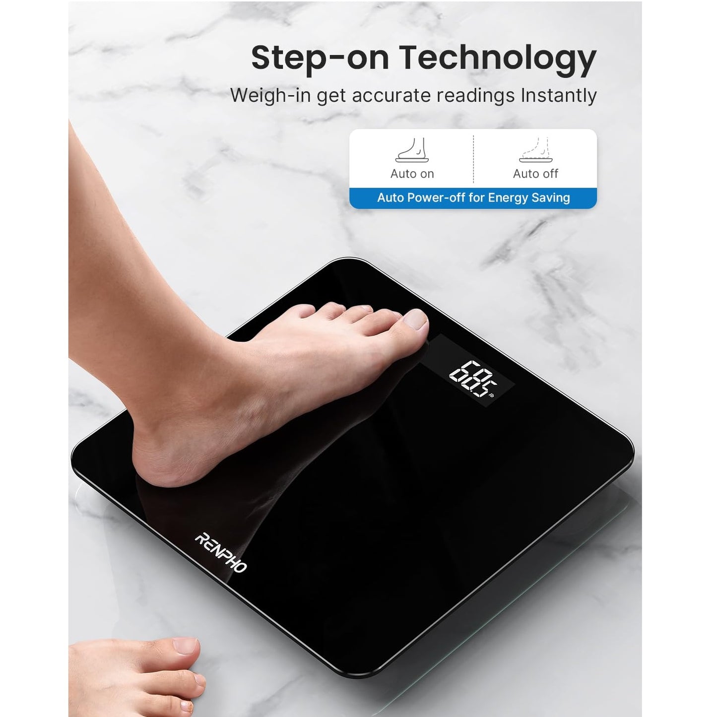 Renpho Core 1s Digital Weight Scale - Black