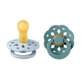 Bibs - Boheme S2 Pacifiers - Pack of 2 - Baby Blue/Island Sea