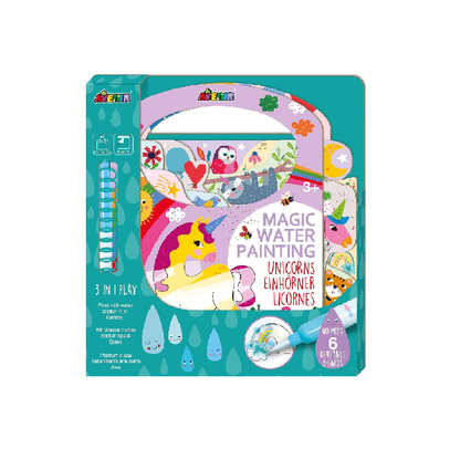 لوحة مائية سحرية من أفينير - وحيد القرن 