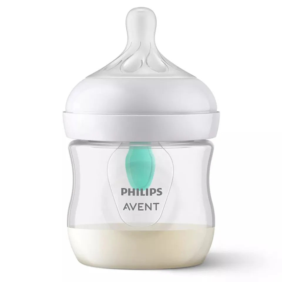 Philips Avent Natural 3.0 Feeding Bottle 125 ml With Vent - White