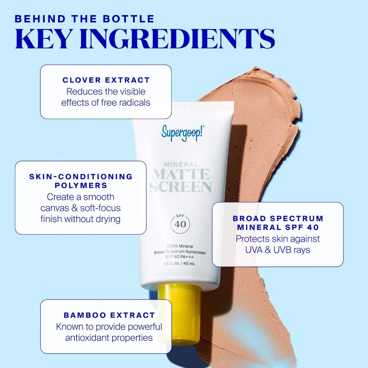 Supergoop! Mineral Mattescreen SPF 40 45ml