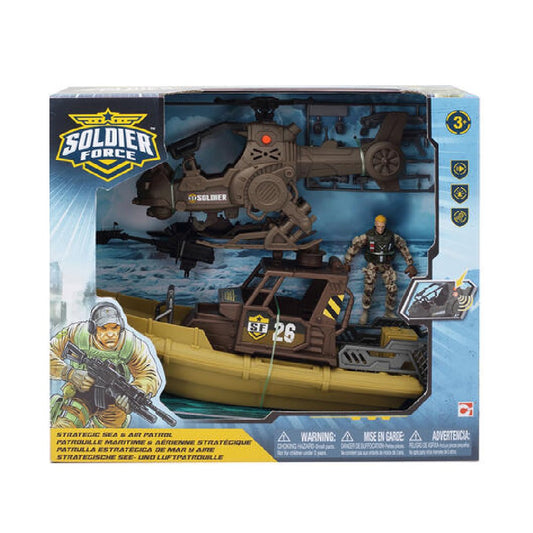 Chapmei Plastics Ltd Soldier Force Strategic and Air Patrol Playset