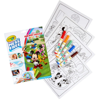 Crayola Color Wonder Coloring Pad Markers Mickey Mouse Roadster Racers