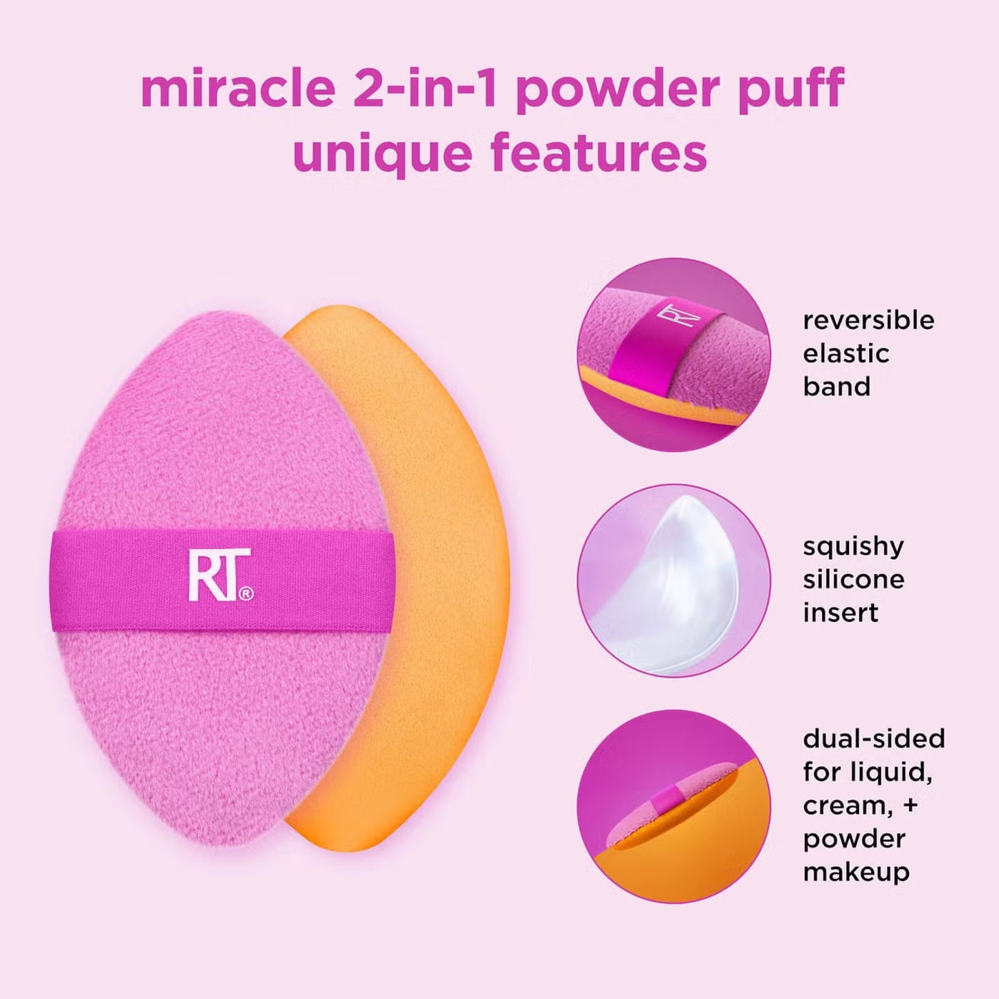 Real Techniques Miracle 2-in-1 Powder Puff