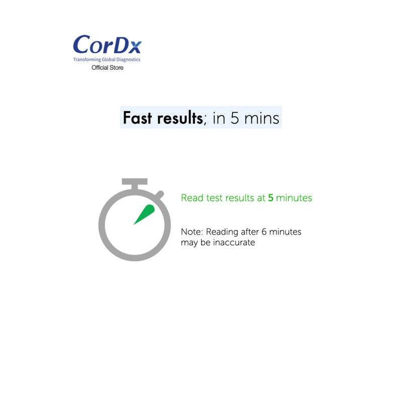 Cordx Pregnancy Test Cassette FDA Approved - 1 Test