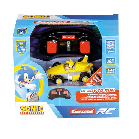 Carrera RC - Tails Team Sonic Racing 2.4GHz Mini RC 430023