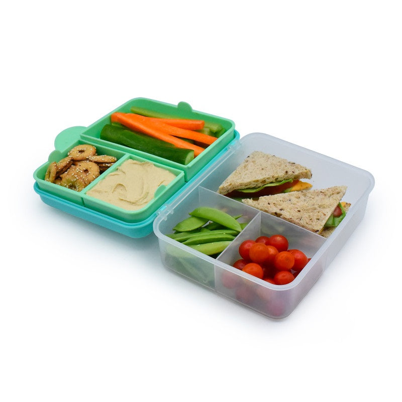 Melii - 2 Tier Bento Lunch Box - Turquoise