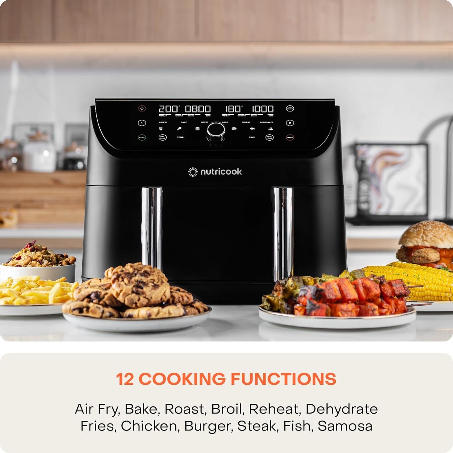 Nutricook Air Fryer Flexzone