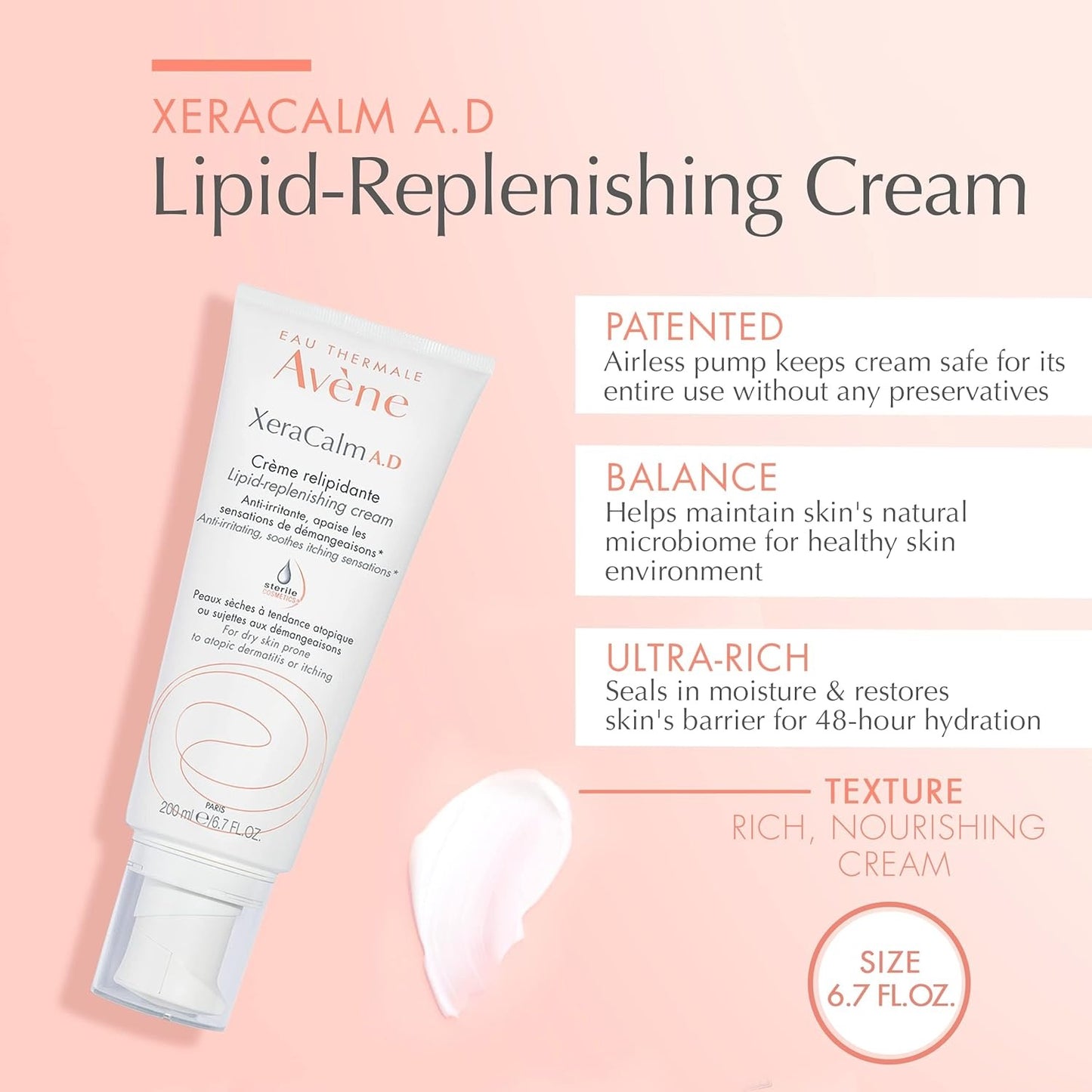 Avene XeraCalm A.D Cream Atopic Skin 200ml