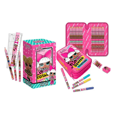 LOL Surprise 3 Zippers Pencil Case