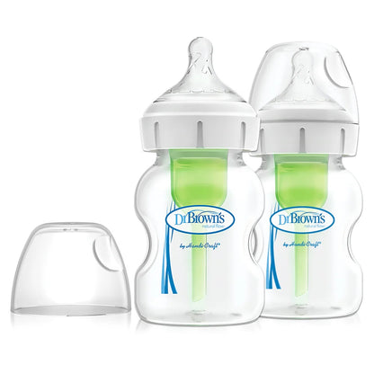 Dr Browns PP Wide Neck Options Plus Feeding Bottle Pack of 2 - 150 ml Each