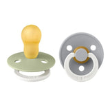 Bibs - Colour Glow Pacifier - Sage/Cloud - Size 3 - 2pcs