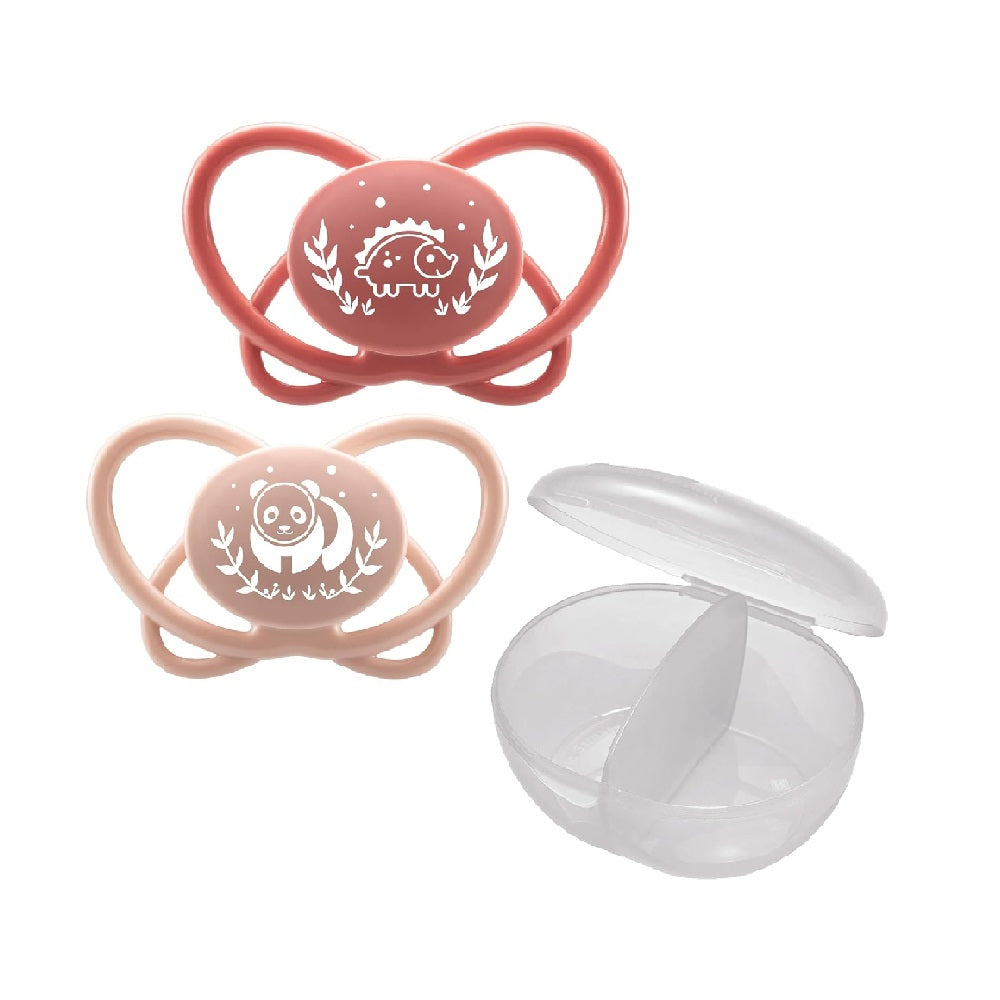 Nip First Moment Soother / My Butterfly / Silicone / Light Pink & Pink 5-18M