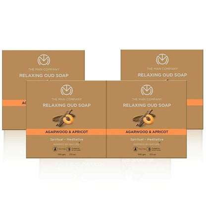 THE MAN COMPANY Oud Bath Soap Pack Of 4