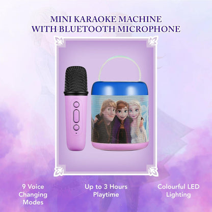 Disney Frozen 2 Cylinder Karaoke Machine with BT Mic (DY-2607-FR)