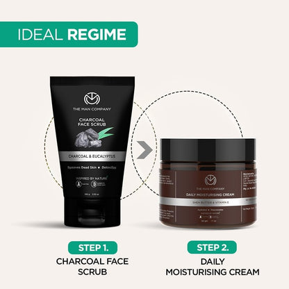 THE MAN COMPANY Charcoal And Eucalyptus Face Scrub 100g