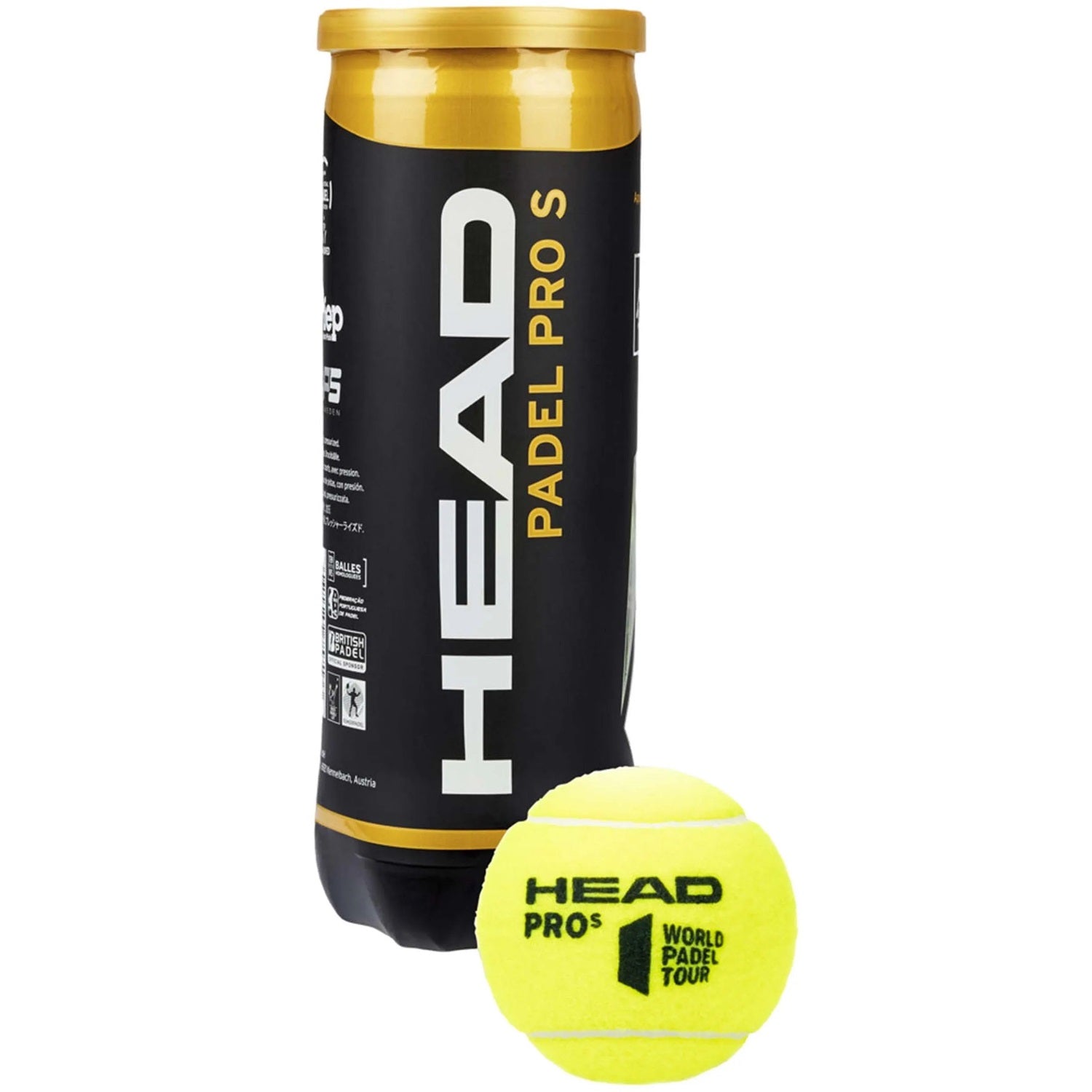 3B Head® Padel Pro S - علبة تحتوي على 3 كرات