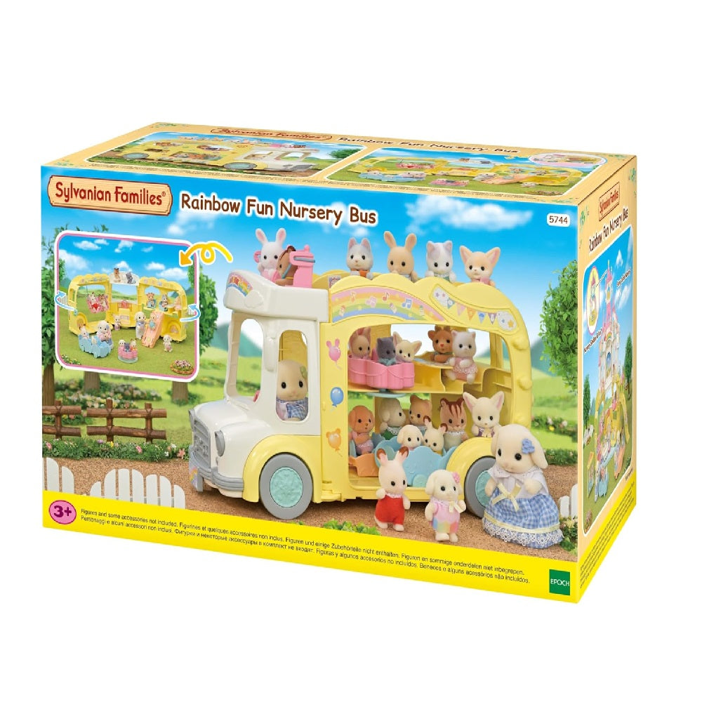 Sylvanian Families Rainbow Fun Nursery Bus