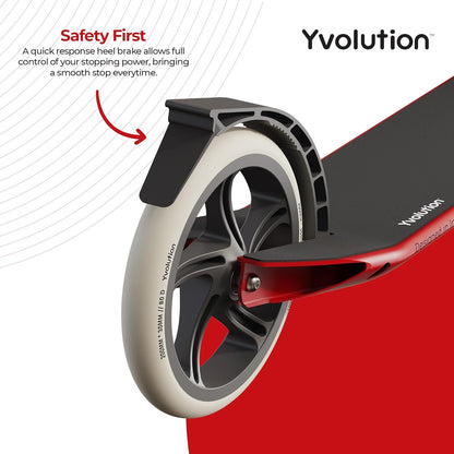 Yvolution 2 wheel Scooter S200 - Red