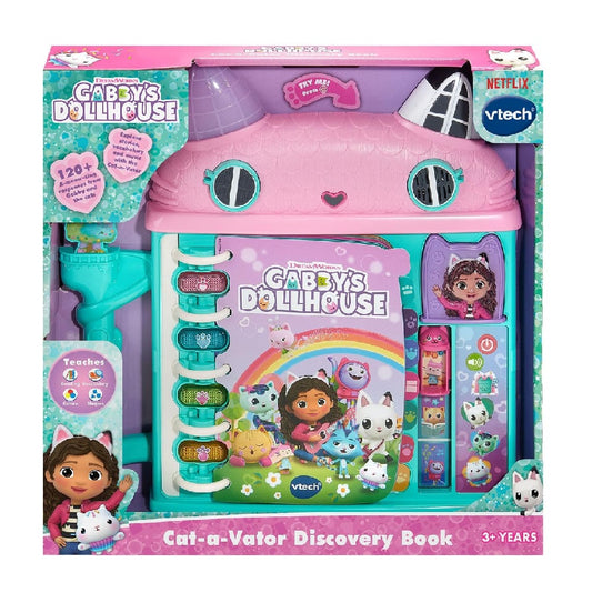 VTech Gabby's Dollhouse Cat-a-Vator Discovery Book