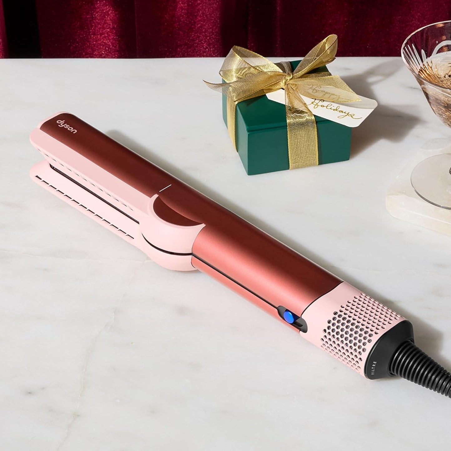 Dyson Airstrait™ Straightener - Strawberry Bronze/Blush Pink